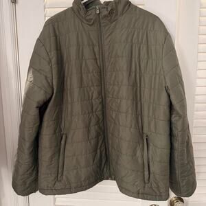 Ducks unlimited khaki green puffer coat